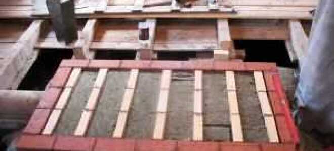 Фундамент под печь в деревянном доме с барбекю своими руками