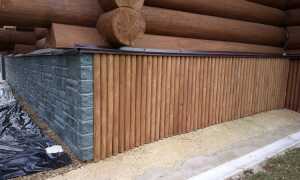 Чем закрыть столбчатый фундамент снаружи