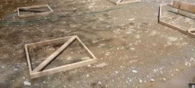 Разметка фундамента своими руками: инструменты, инструкция по шагам, методы и их особенности