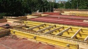 Создание опалубки для ленточного плавающего фундамента