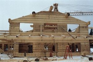 Возведение брусового дома Возведение брусового дома
