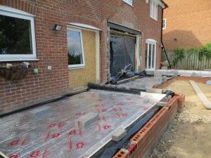 Строительство веранды вплотную к дому