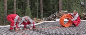 Укладка утепления для плиты