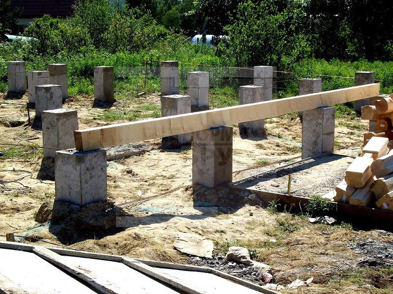 Столбчатый фундамент