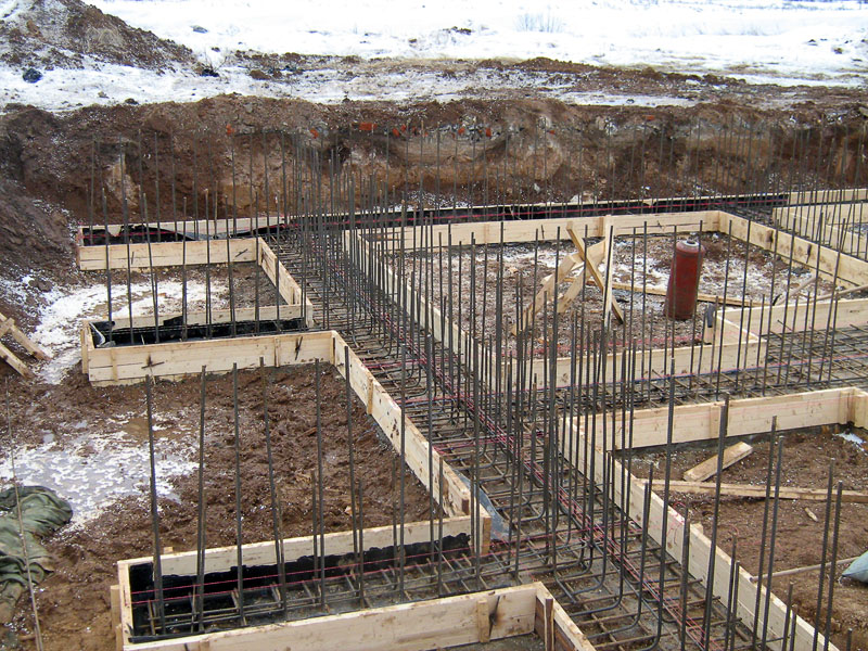 Вязка арматуры для ленточного фундамента