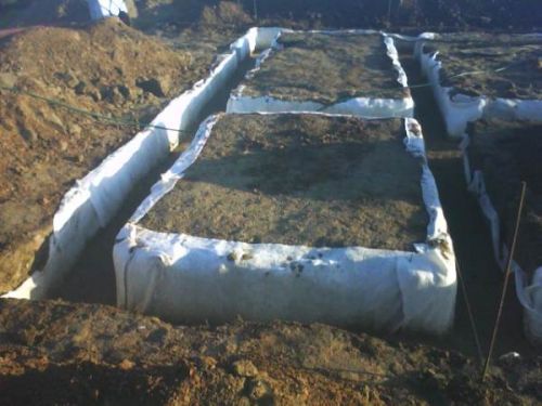 геотекстиль под ленточный фундамент