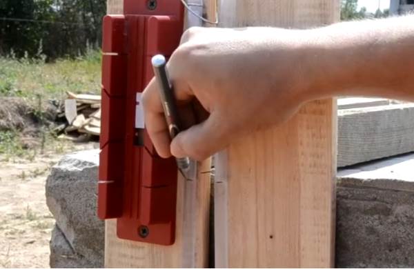 Отметка уровня воды