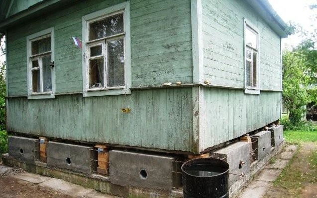 Заливка нового фундамента